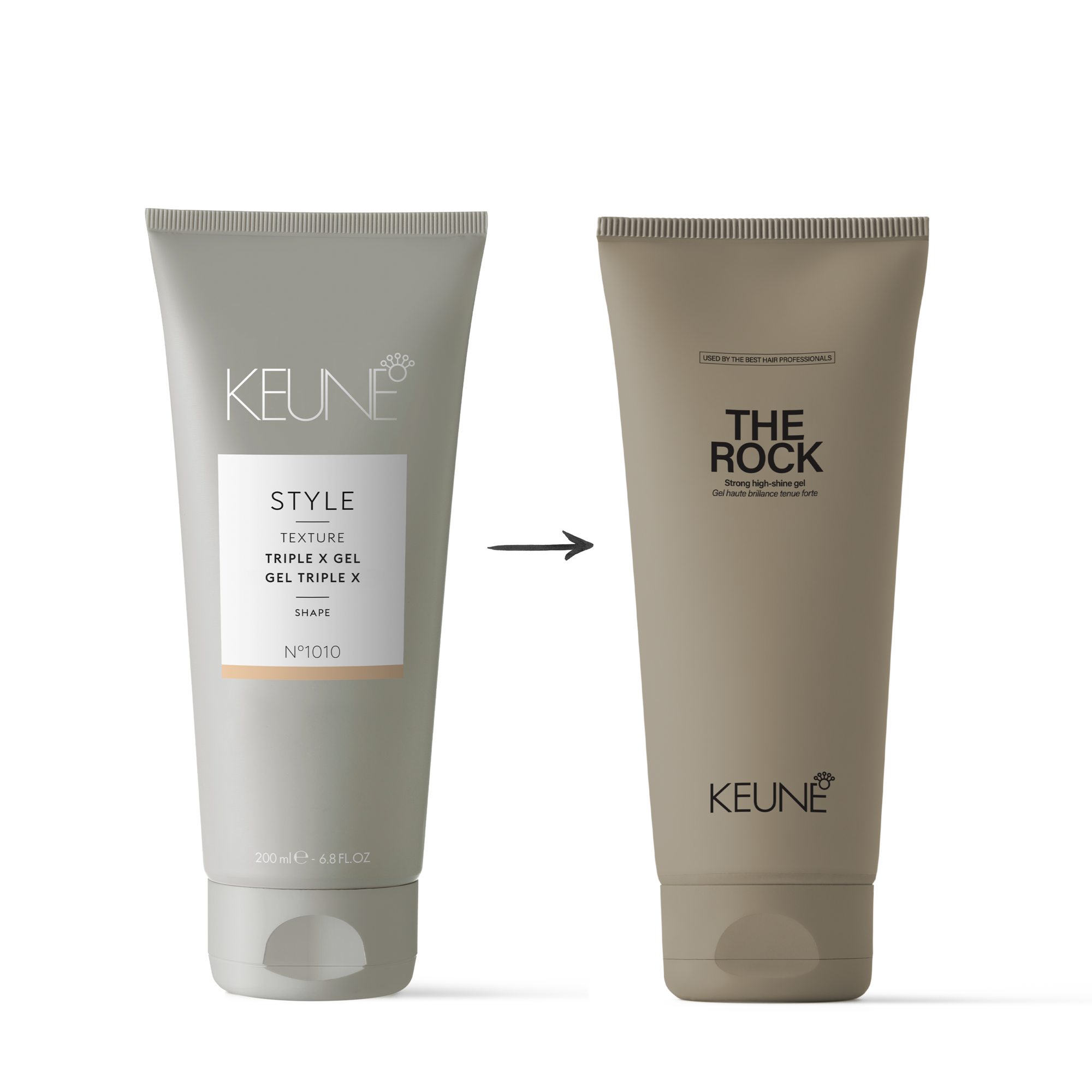 Keune The Rock - Haargel: Ultimativer Halt und starker Glanz. Ideal für Wetlook und Crunchy-Effekt. Perfekt für intensives Haarstyling.